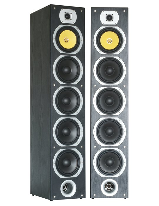 SHFT57B Conjunto Torres 4x 6.5" Negro