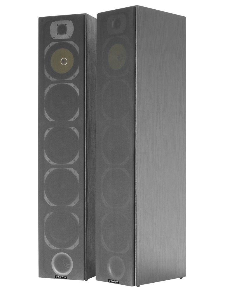 SHFT57B Conjunto Torres 4x 6.5" Negro