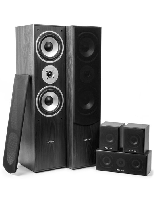 HF5B Sistema Home Theatre 5.0 - Negro