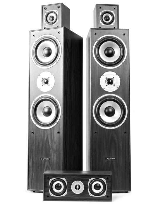 HF5B Sistema Home Theatre 5.0 - Negro