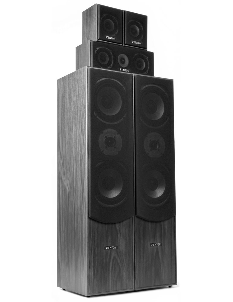 HF5B Sistema Home Theatre 5.0 - Negro