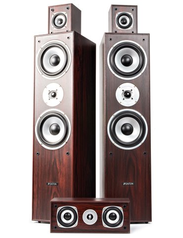 HF5W Sistema Home Theatre 5.0 - Nogal  2