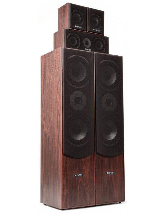 HF5W Sistema Home Theatre 5.0 - Nogal 