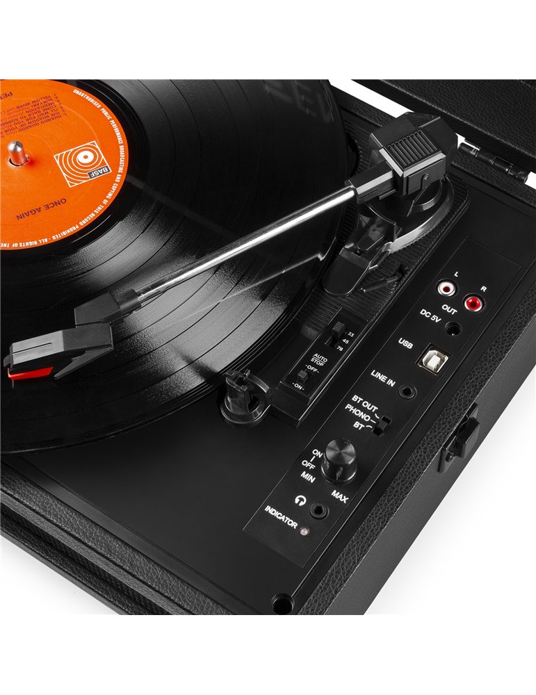 RP118B Giradiscos Maleta con BT in/out