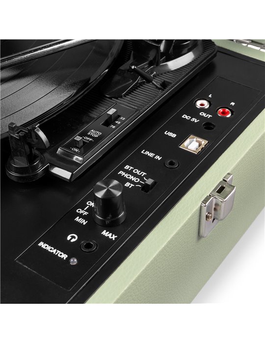 RP118C Giradiscos Maleta con BT in/out
