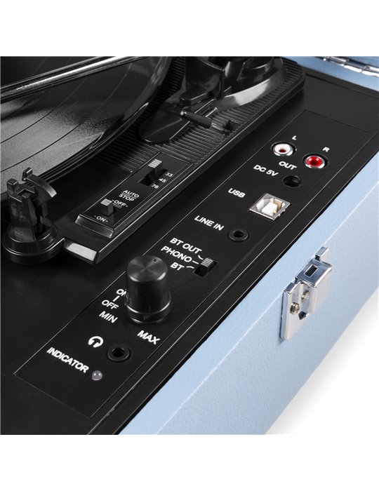 RP118E Giradiscos Maleta con BT in/out