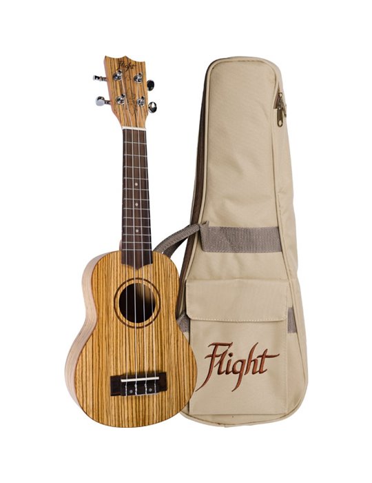 Ukelele Soprano Flight DUS-322 Designer Zebrano
