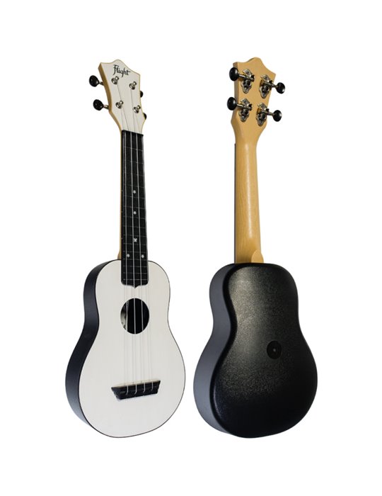 Ukelele Soprano Flight TUS-35WH Travel Blanco
