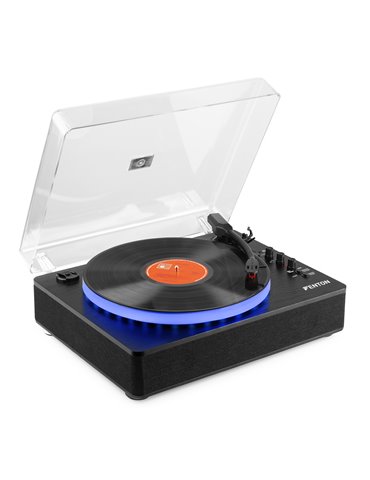 RP162LED Giradiscos con BT in/out Negro