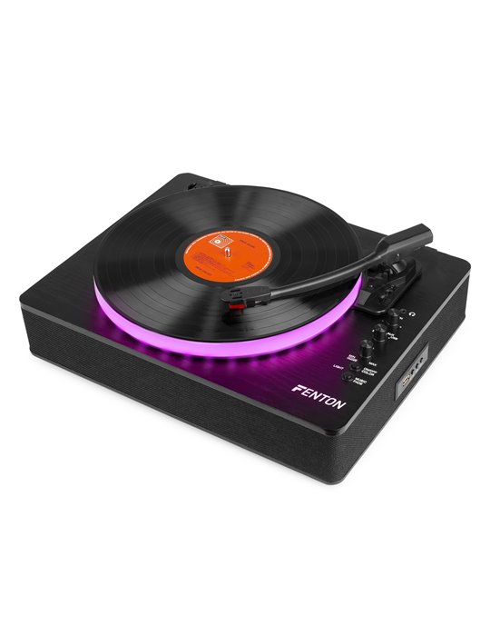 RP162LED Giradiscos con BT in/out Negro