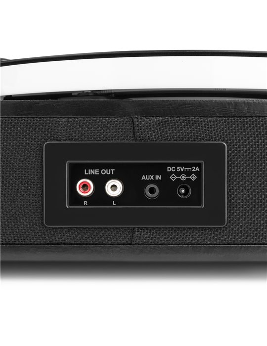 RP162LED Giradiscos con BT in/out Negro