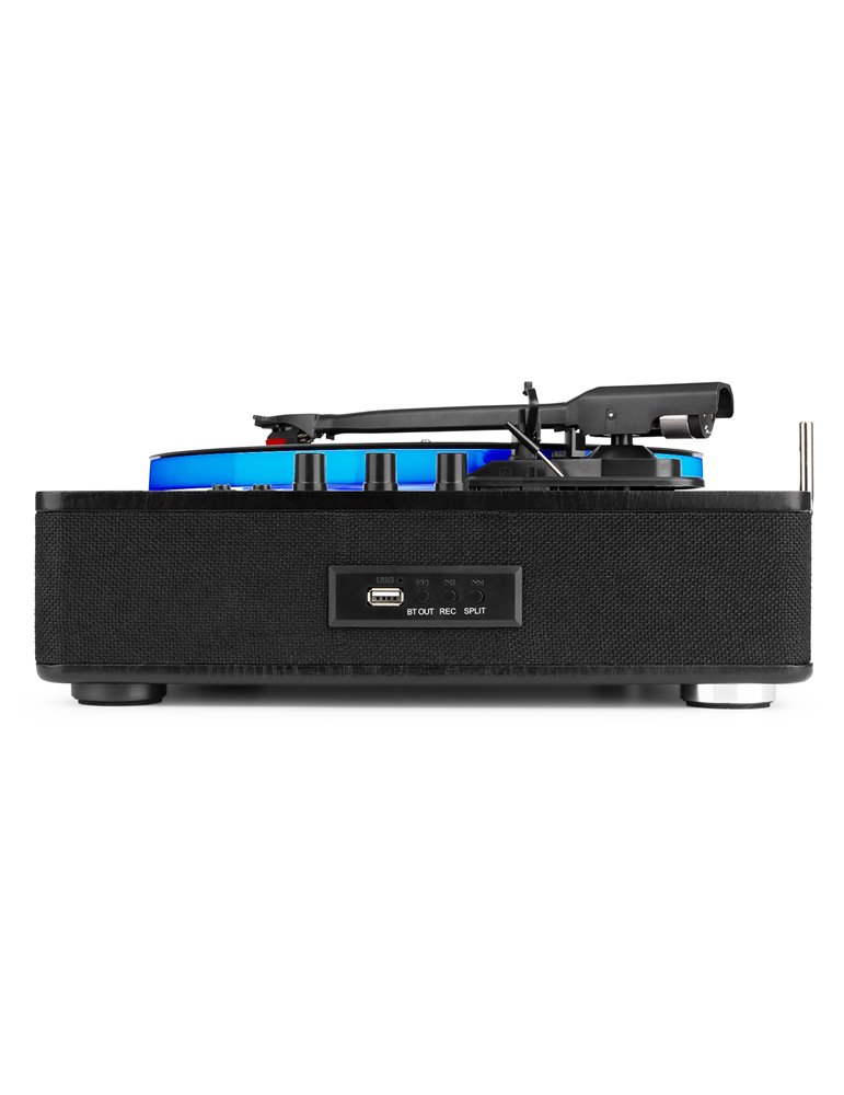 RP162LED Giradiscos con BT in/out Negro