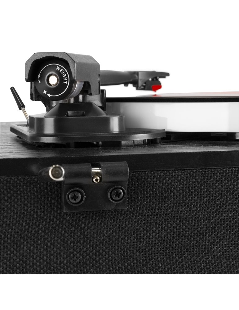 RP162LED Giradiscos con BT in/out Negro