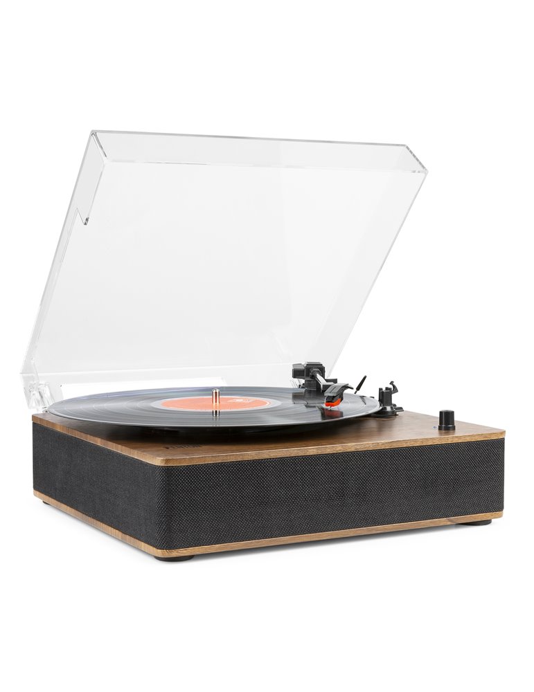 RP161 Giradiscos HQ BT Madera Castaño