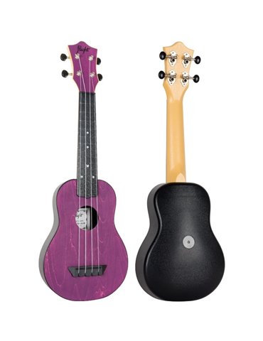Ukelele Soprano Flight TUS-35PP Travel Púrpura