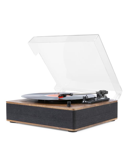 RP161 Giradiscos HQ BT Madera Castaño