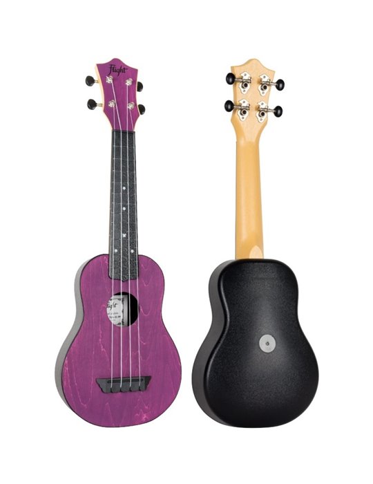 Ukelele Soprano Flight TUS-35PP Travel Púrpura
