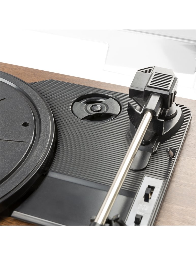 RP161 Giradiscos HQ BT Madera Castaño
