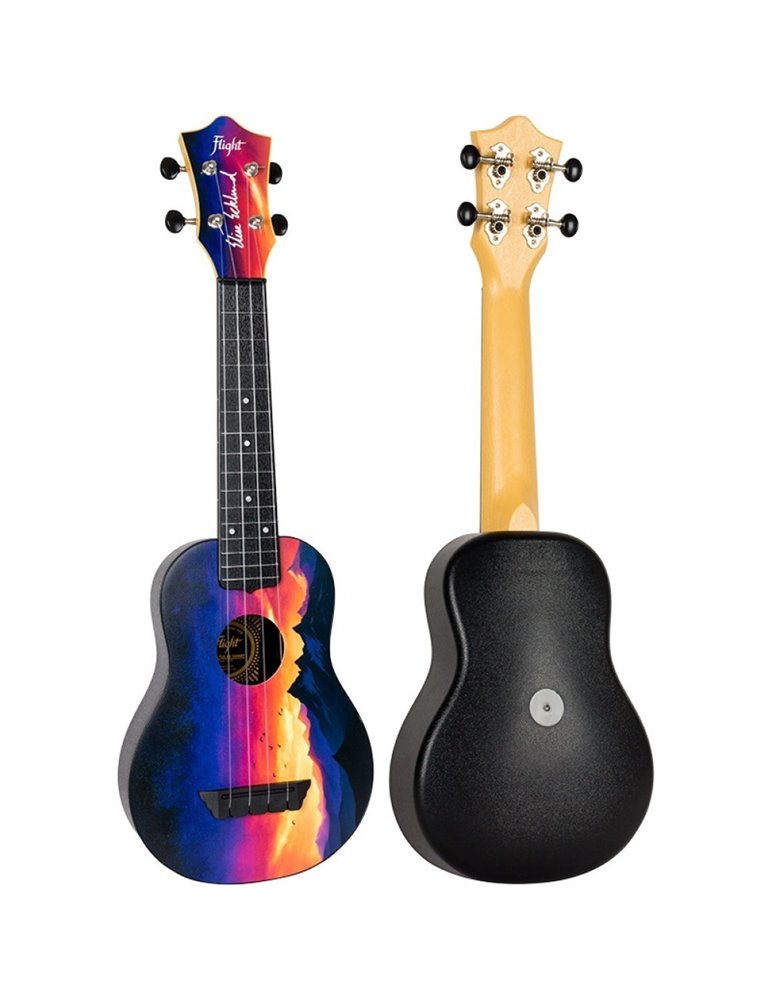 Ukelele Soprano Flight TUS-EE Travel Sunset Elise Ecklund Signature