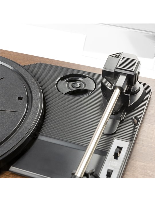 RP161 Giradiscos HQ BT Madera Castaño
