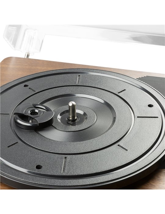 RP161 Giradiscos HQ BT Madera Castaño