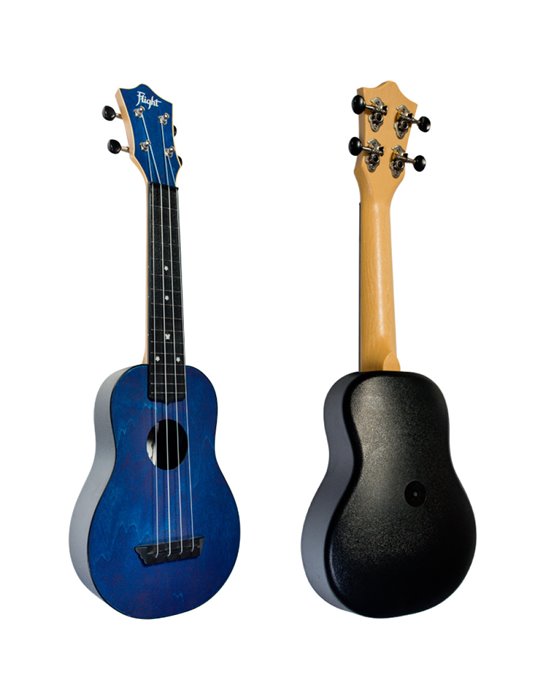Ukelele Soprano Flight TUS-35DB Travel Azul Fuerte