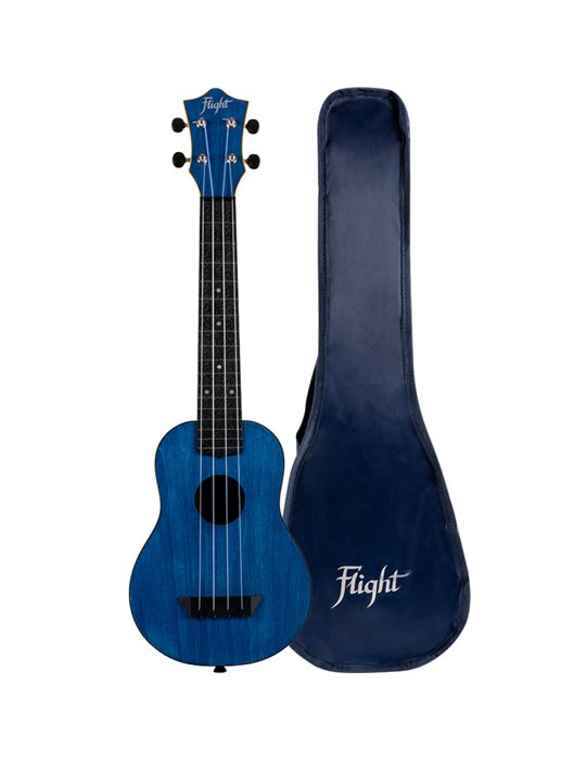 Ukelele Soprano Flight TUSL-35DB Travel Concert Scale Azul Fuerte