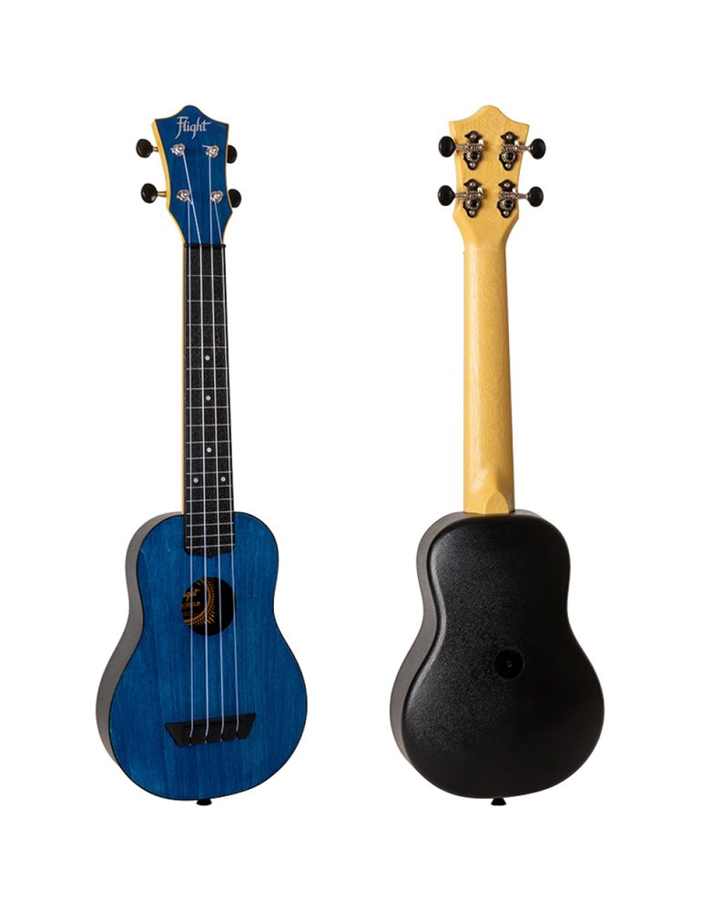 Ukelele Soprano Flight TUSL-35DB Travel Concert Scale Azul Fuerte