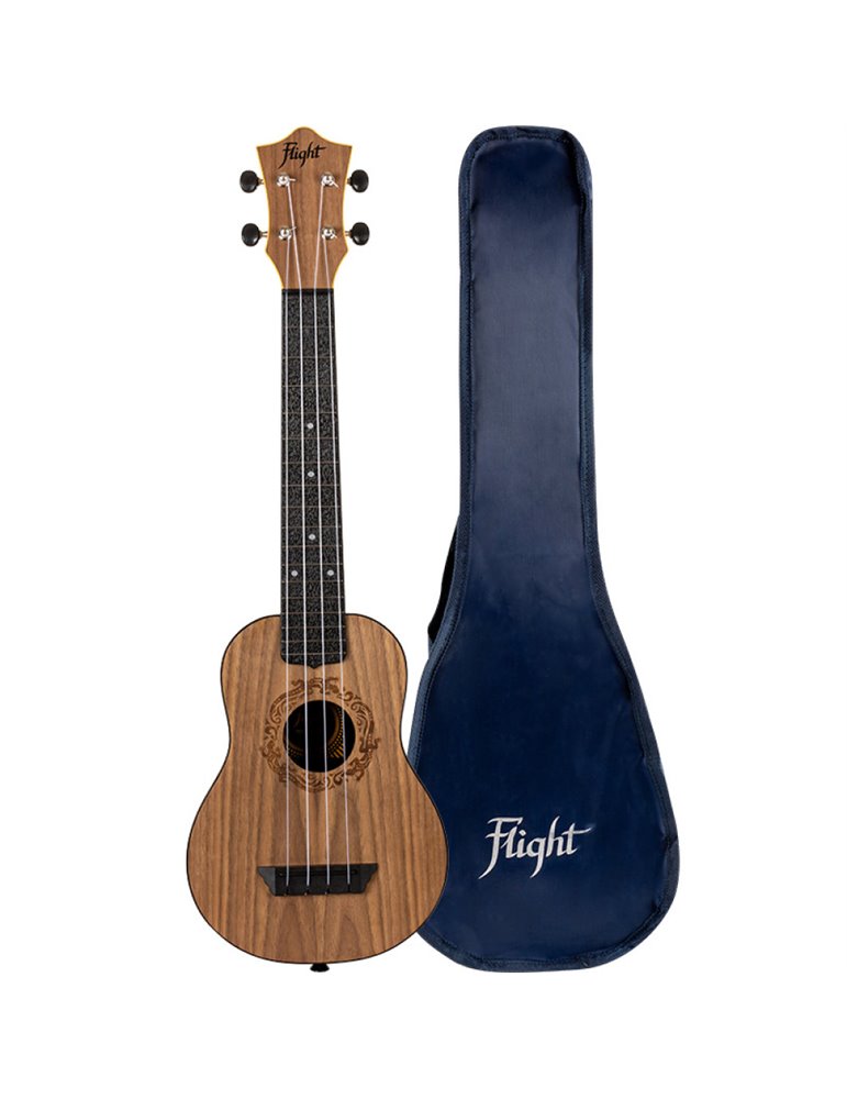 Ukelele Soprano Flight TUSL-50 Travel Concert Scale Salamander
