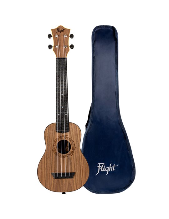 Ukelele Soprano Flight TUSL-50 Travel Concert Scale Salamander