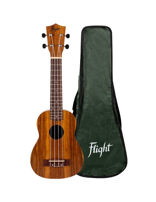 Ukelele Soprano Flight NUS-200 Natural Teca