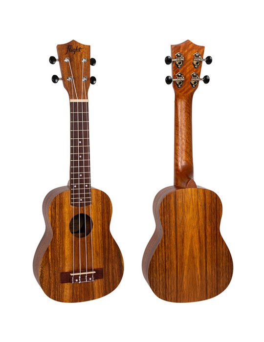 Ukelele Soprano Flight NUS-200 Natural Teca