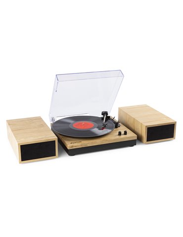 RP165L Giradiscos madera clara
