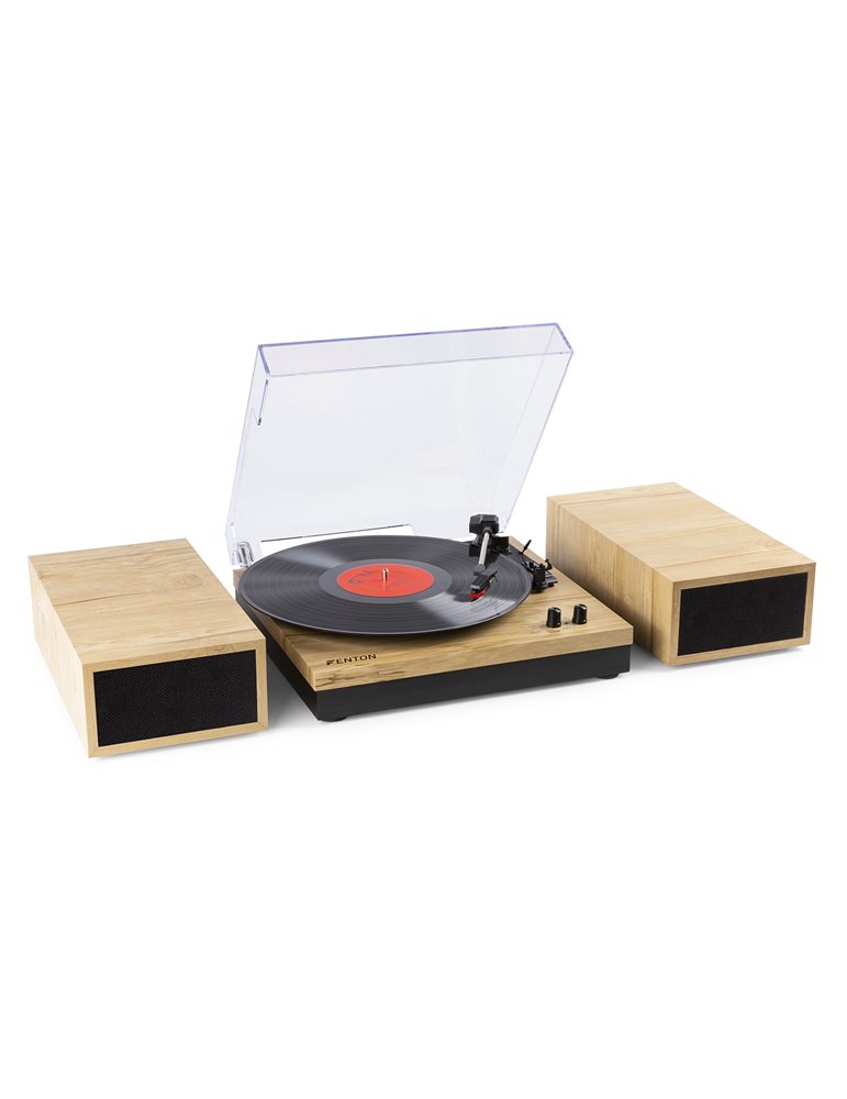 RP165L Giradiscos madera clara
