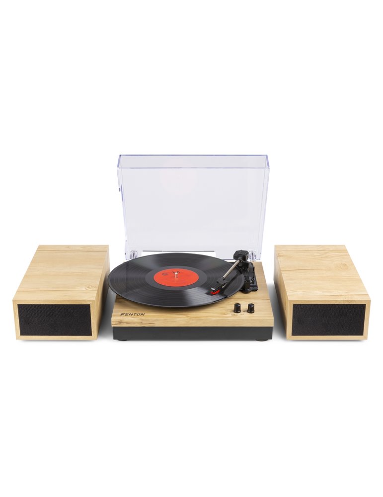 RP165L Giradiscos madera clara