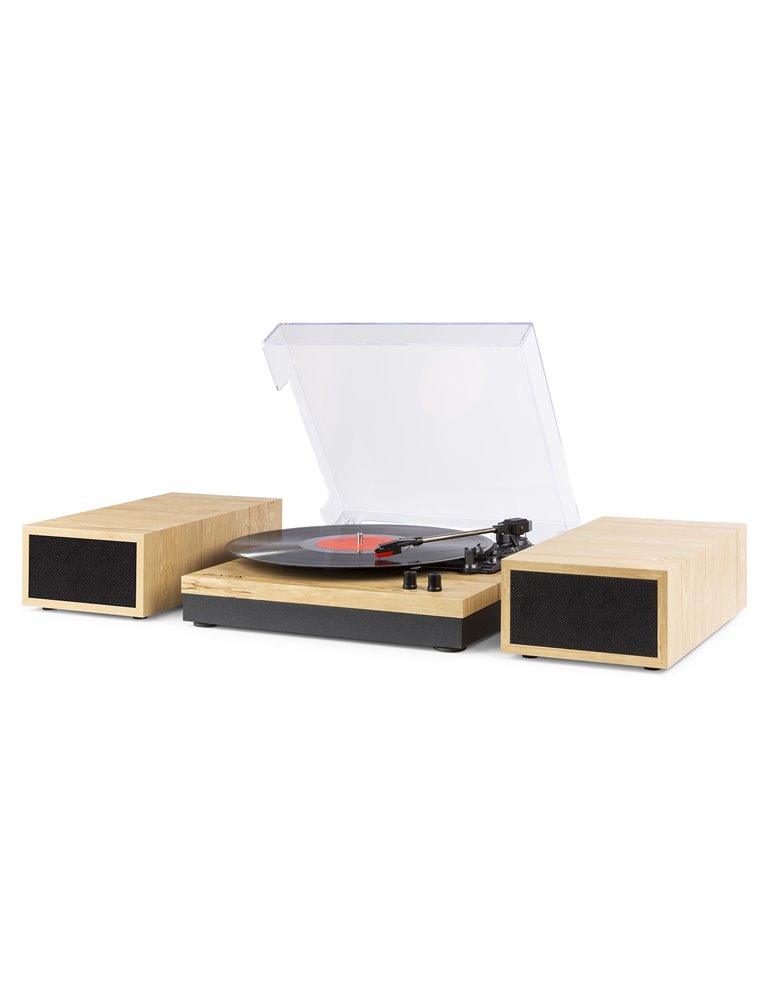 RP165L Giradiscos madera clara