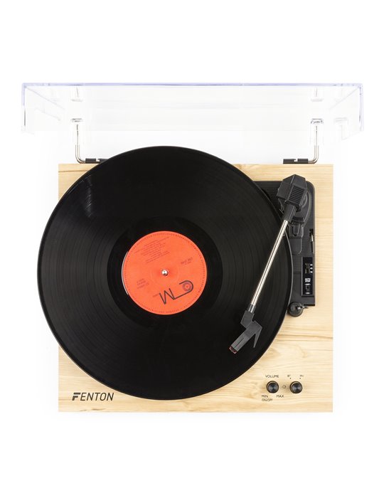 RP165L Giradiscos madera clara