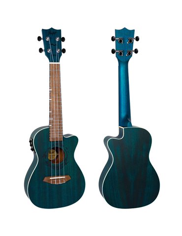 Ukelele Concert Flight DUC-380CEQ Gemstone Electroacustico Topaz 2