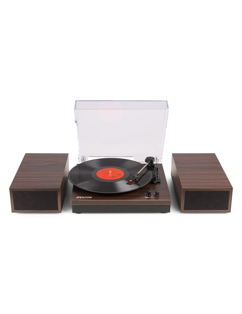 RP165D Giradiscos madera oscura