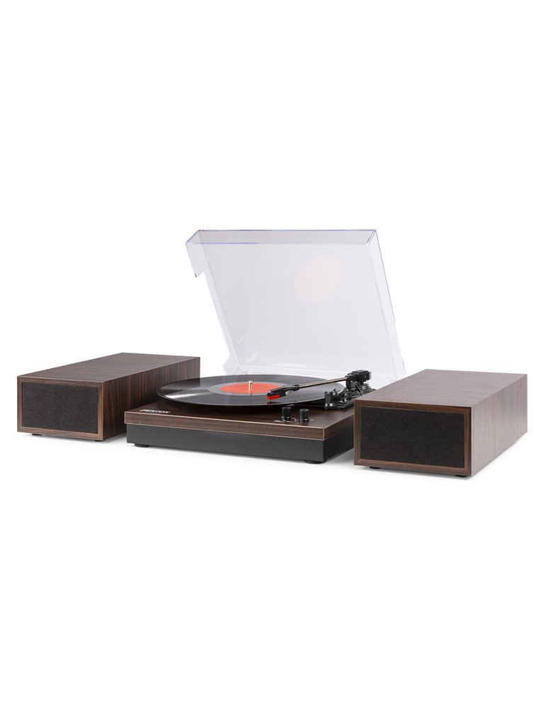 RP165D Giradiscos madera oscura