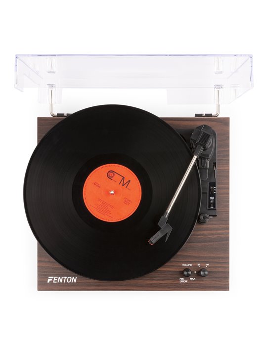 RP165D Giradiscos madera oscura