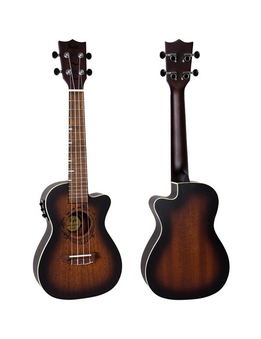 Ukelele Concert Flight DUC-380CEQ Gemstone Electroacustico Amber