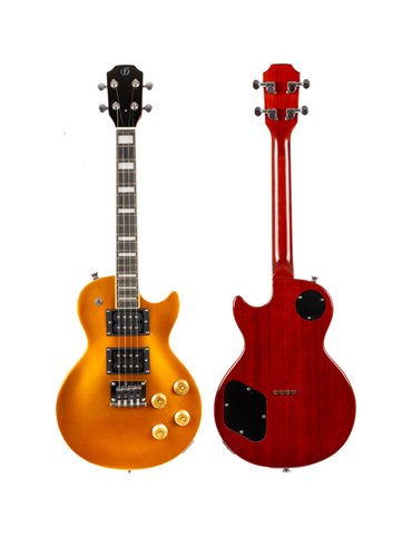 Ukelele Tenor Flight Rock Series Centurion Vintage Gold Electric 2