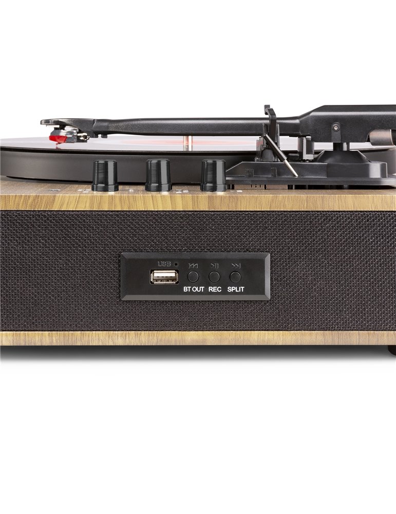RP162LW Giradiscos HQ BT Madera Clara