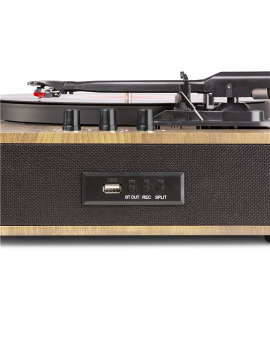 RP162LW Giradiscos HQ BT Madera Clara