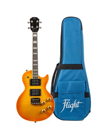 Ukelele Tenor Flight Rock Series Centurion Vintage Burst Electric