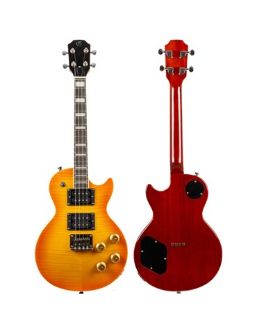 Ukelele Tenor Flight Rock Series Centurion Vintage Burst Electric 2