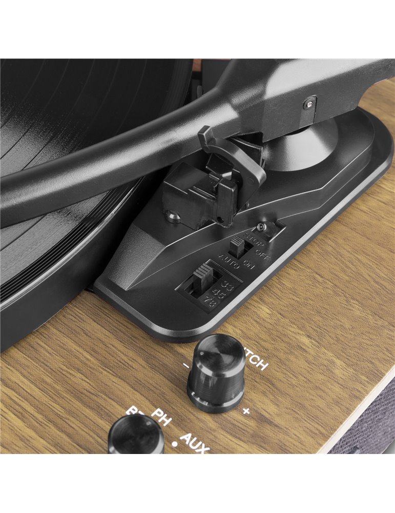 RP162LW Giradiscos HQ BT Madera Clara
