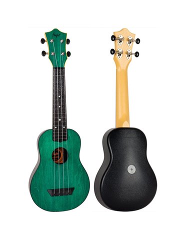 Ukelele Soprano Flight TUS-35GR Travel Verde