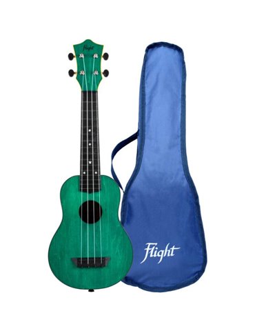 Ukelele Soprano Flight TUS-35GR Travel Verde 2